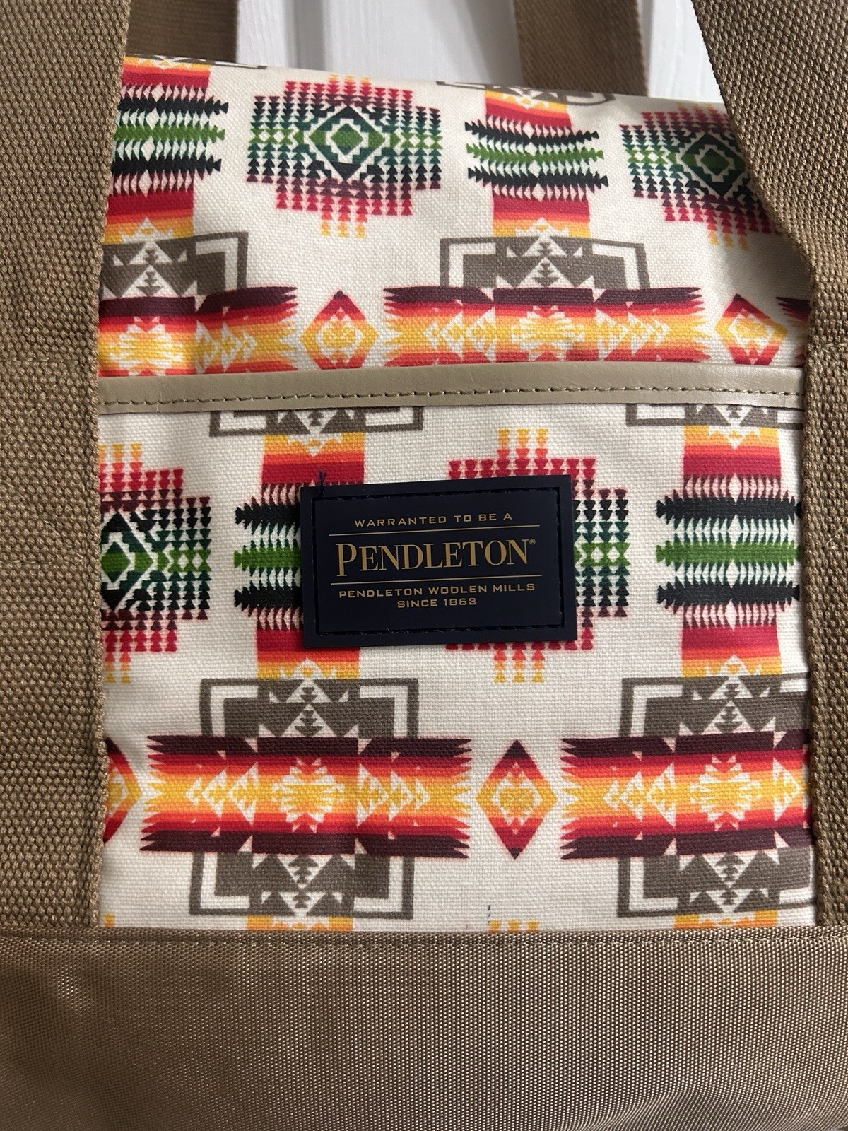 NEW w/tags PENDLETON Chief Joseph Canopy Canvas Weekender duffel Bag XL one size