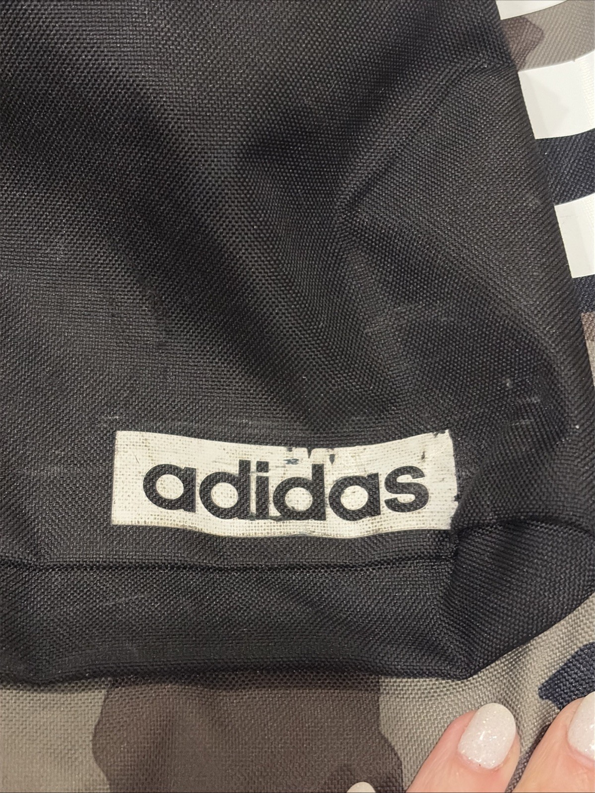 Adidas Classic 3-Stripes III Backpack Legacy Green Camo/Black