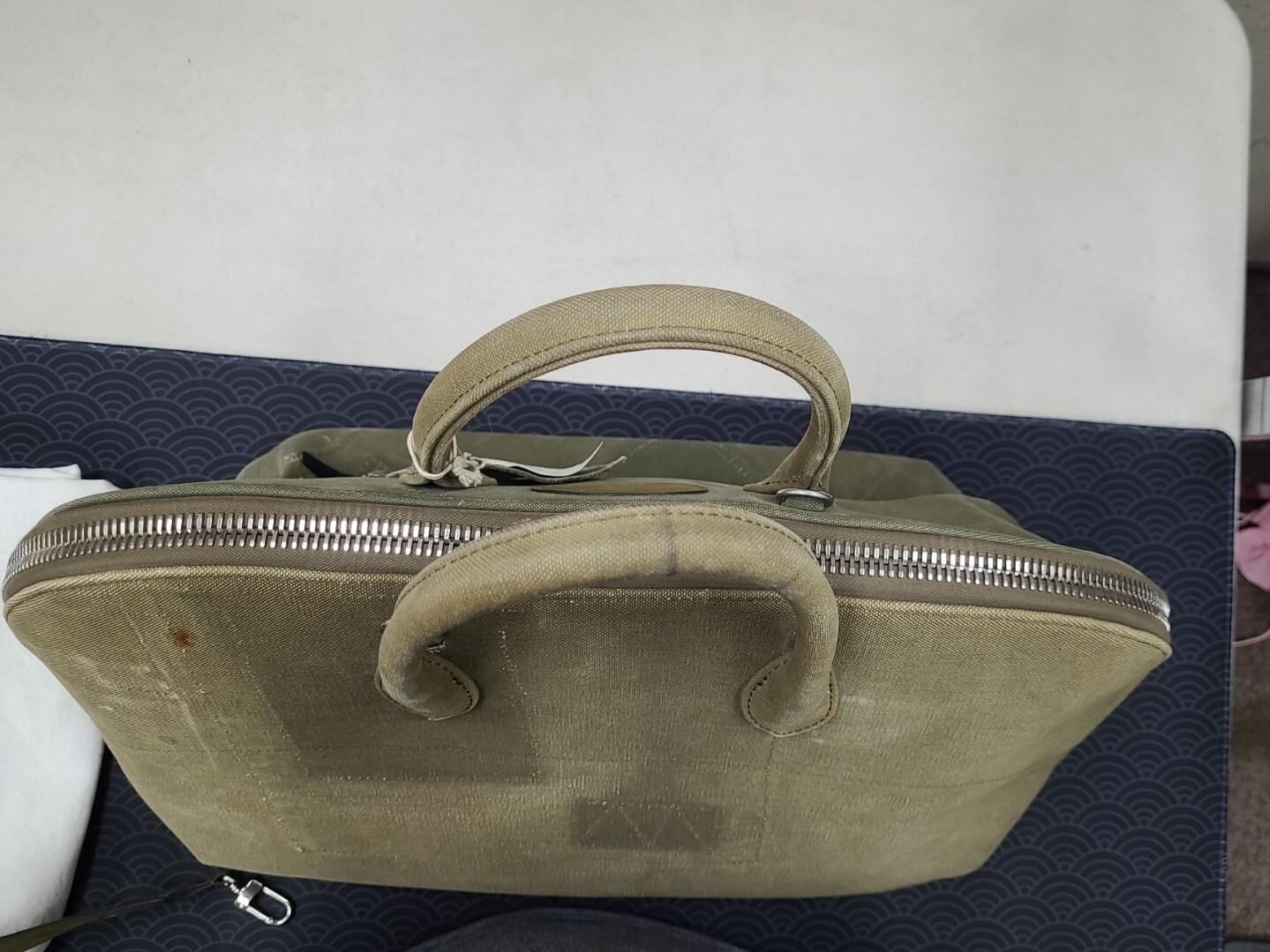 Authentic Readymade Daily Bag Made from US Army Duffle Bag Green