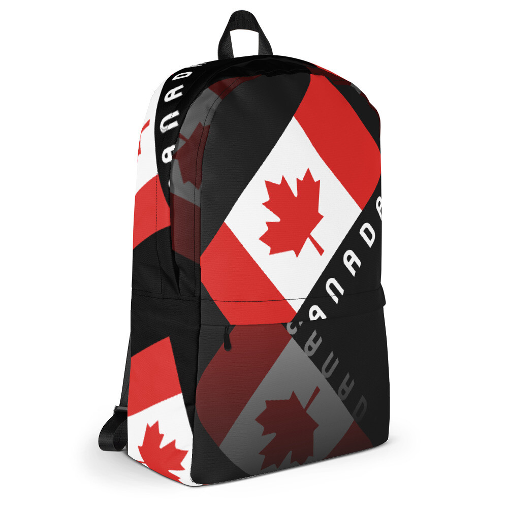 Elegant Maple Leaf Canadian Flag Backpack