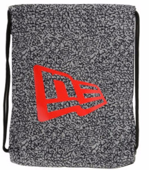 New Era Gray Elephant Drawstring Back Pack Cinch Gym Sack