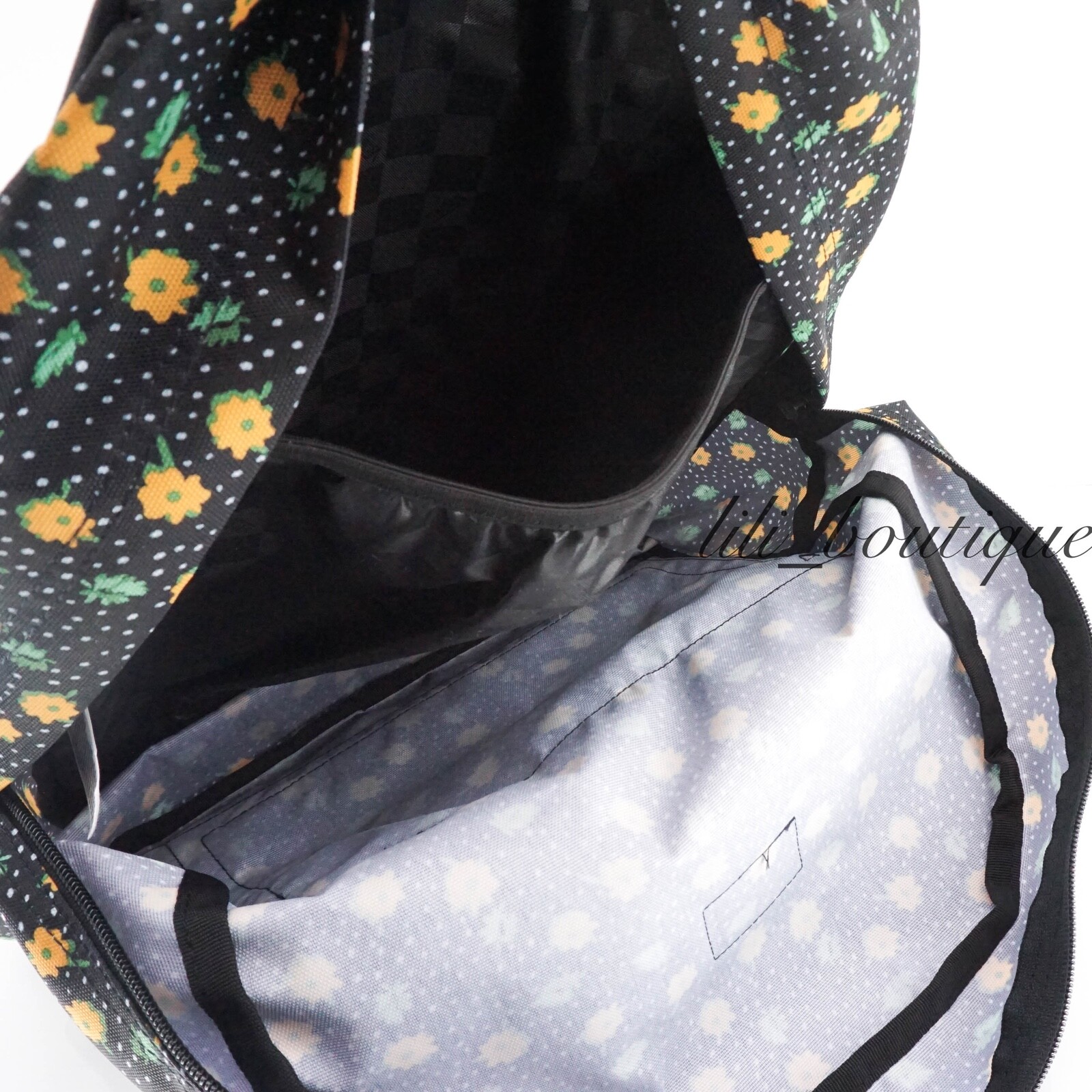 NWT Vans Realm Classic Backpack School Bag Laptop VN0A3UI7VCY Floral Black Multi
