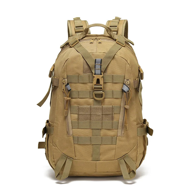 40L Reflective Tactical Backpack Outdoor Molle Camping Hiking Travel Rucksack
