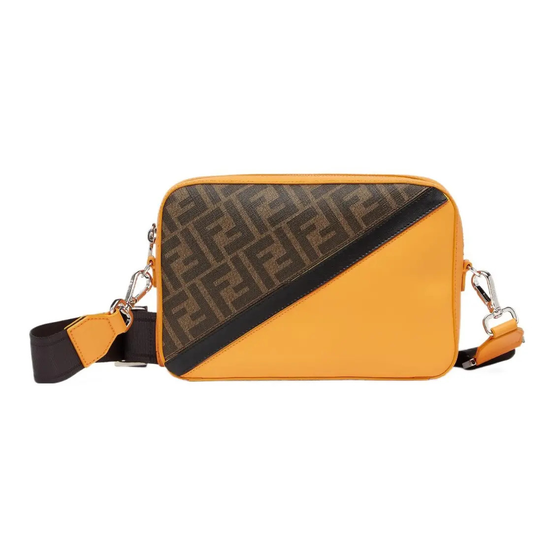 FENDI Camera Bag Single Shoulder Crossbody Bag Men’s 8.7×1.8×5.9 in