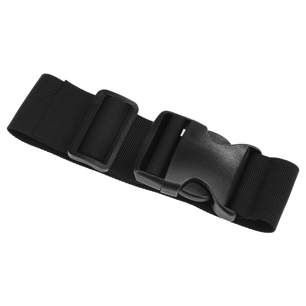 Durable Elastic Fanny Pack Belt Extender Strap 1 Pack Black Adjustable Buckle