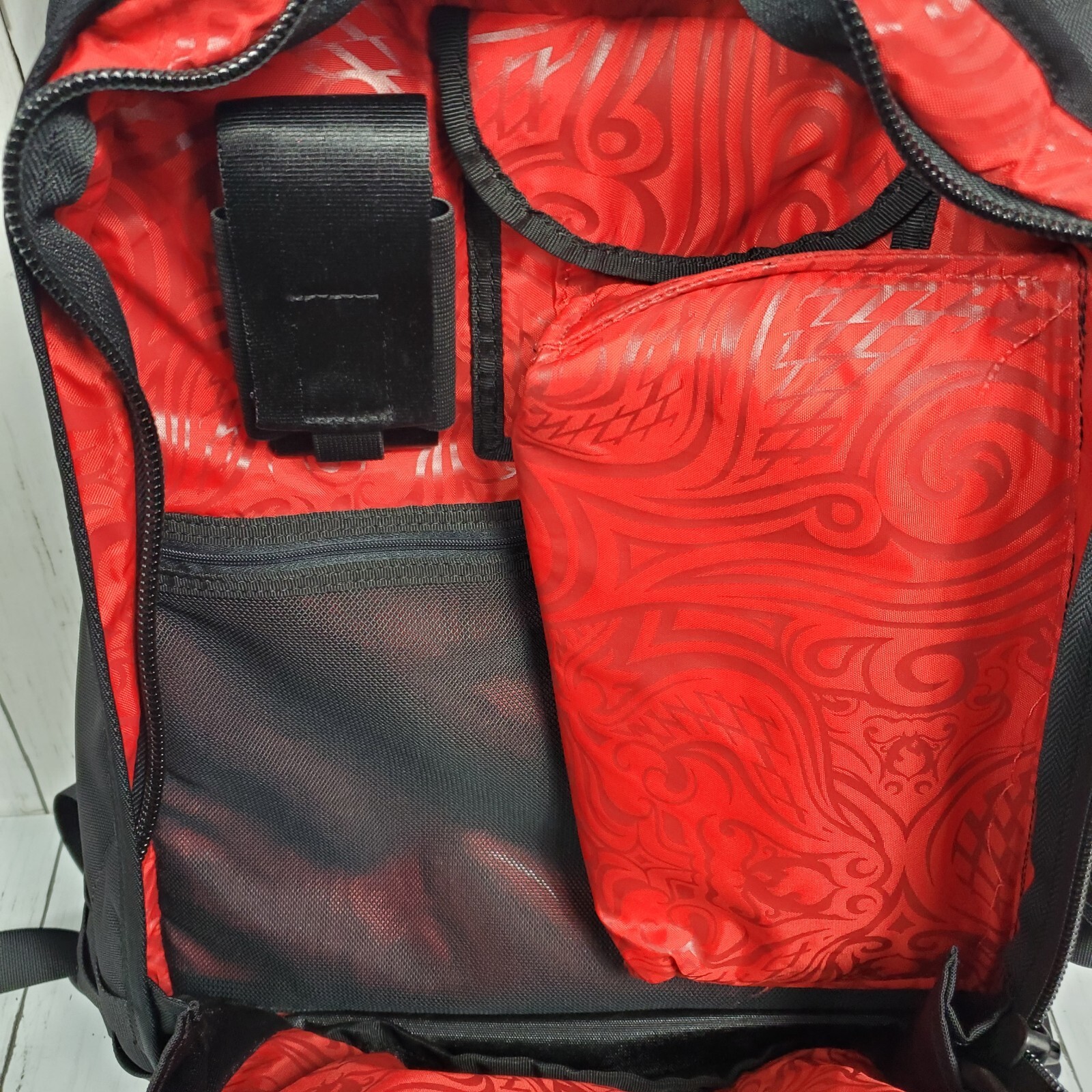 Nike Olympic Sample Backpack Black Yellow Large “CHINA” Multipocket Y2K Vintage