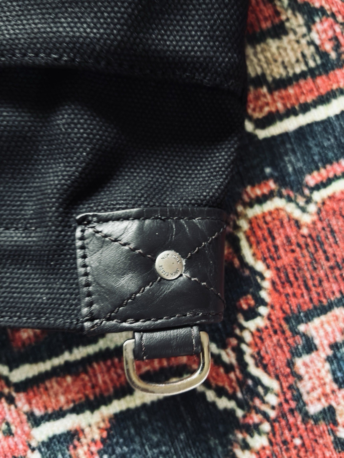 Jack Spade Heavy Duty Canvas Briefcase. Minimalist Design.