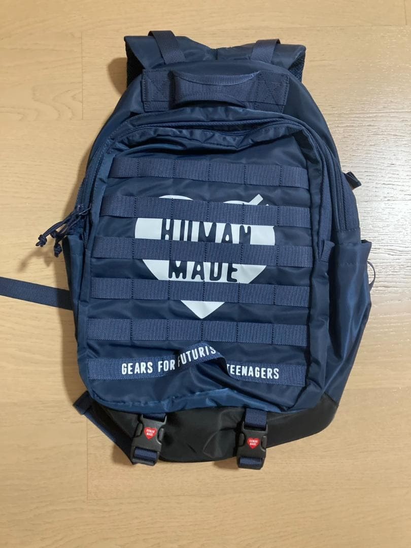 HUMAN MADE Military Backpack Navy 49cm x 31cm x 14cm From Japan