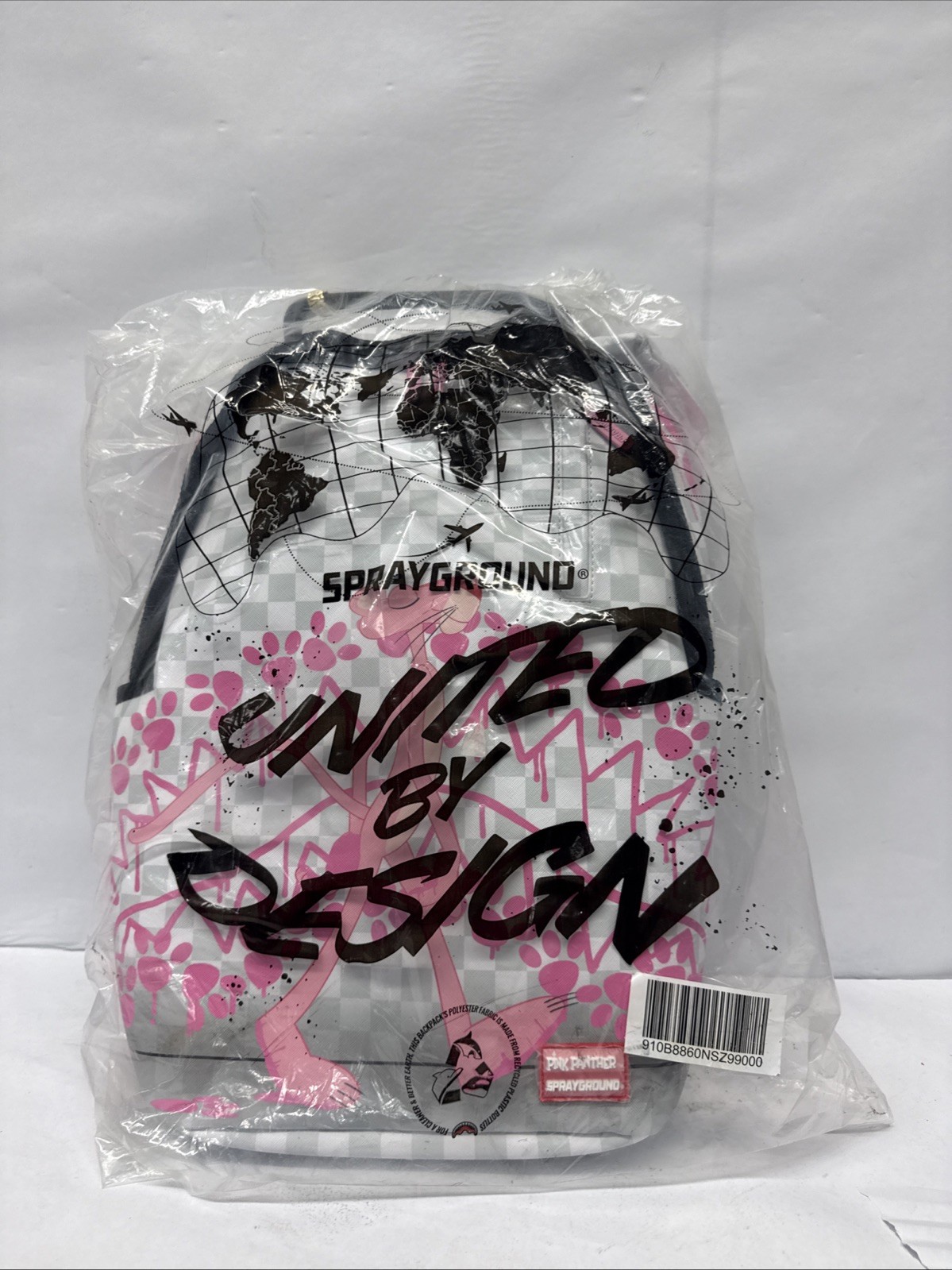 SPRAYGROUND LIMITED EDITION BACKPACK PINK PANTHER GRAFFITI HEIST MURAL