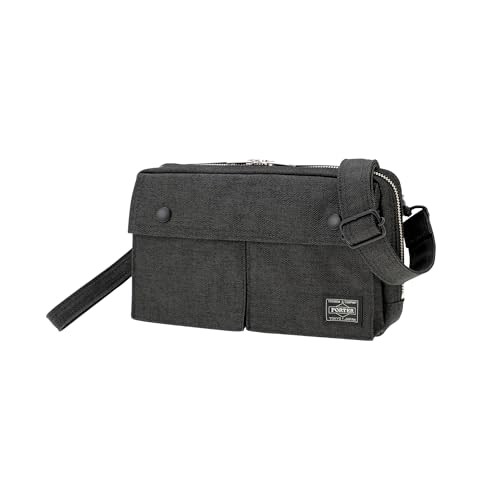 PORTER SMOKY 2WAY Shoulder Bag 592-26369 Black Clutch Made in Japan New