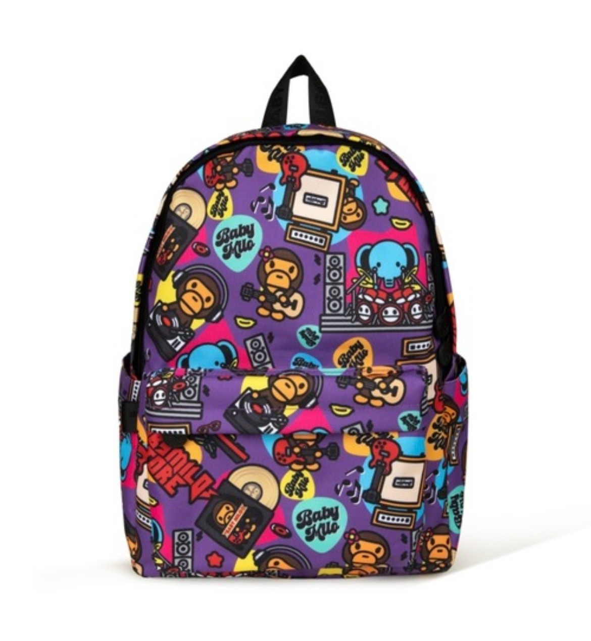 A BATHING APE BABY MILO Daypack Backpack Purple AM70189308 BAPE Japan NEW