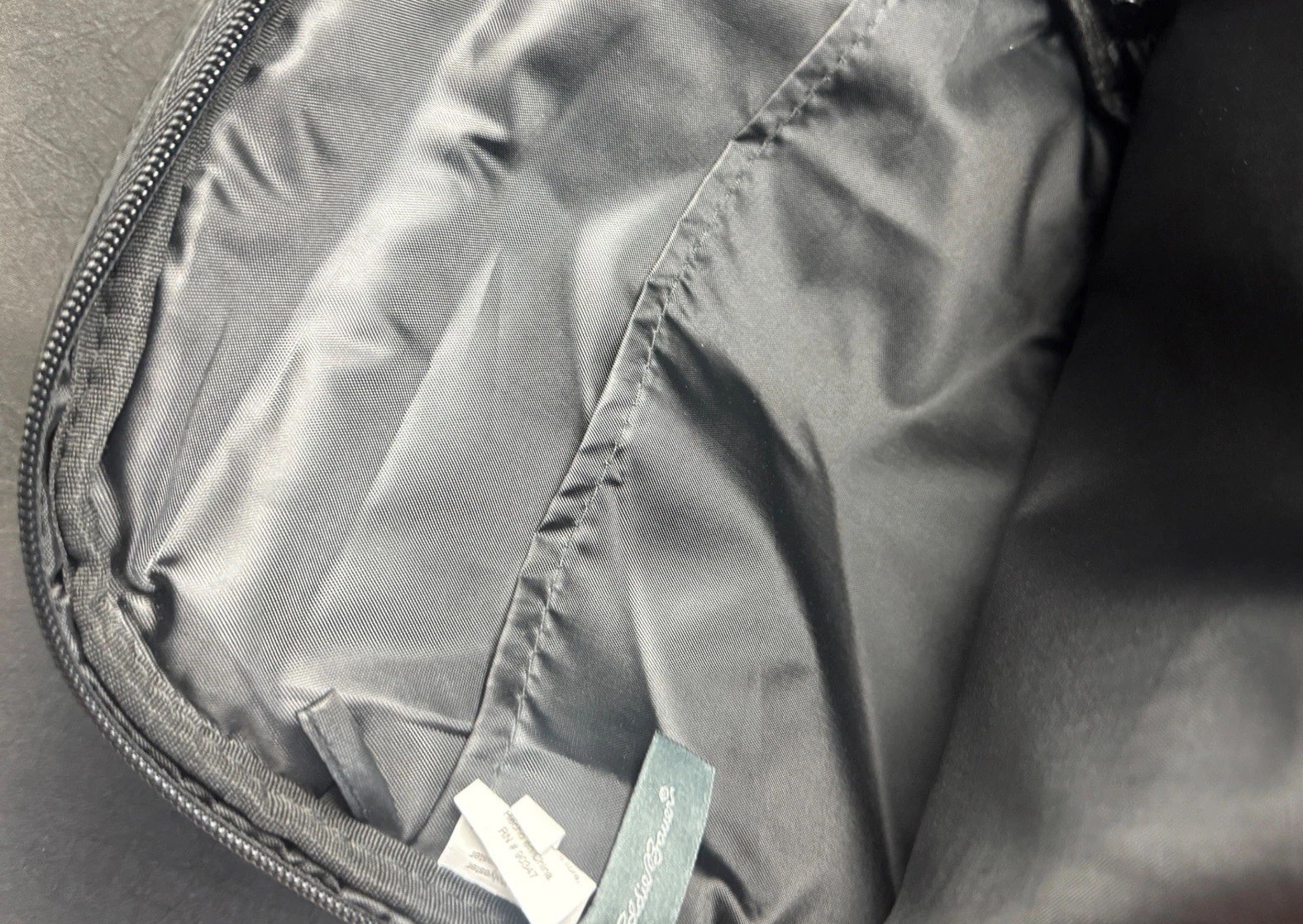 Eddie Bauer First Adventure Backpack Black Camo Daypack Travel School Mens Bag