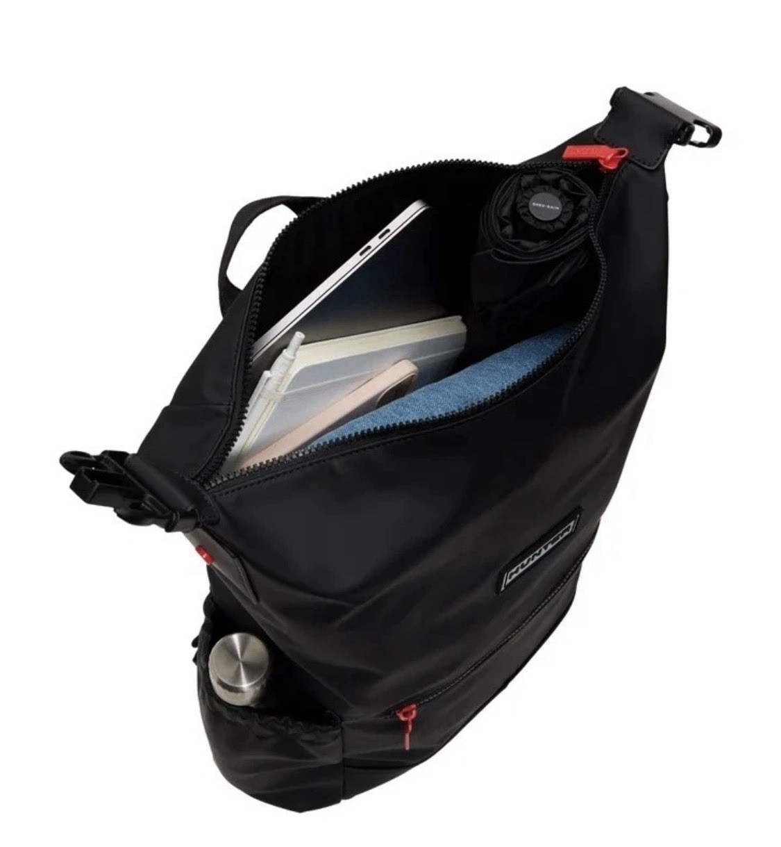 NEW Hunter Waterproof Backpack Black Rolltop Laptop Bag 14″ Minimalist