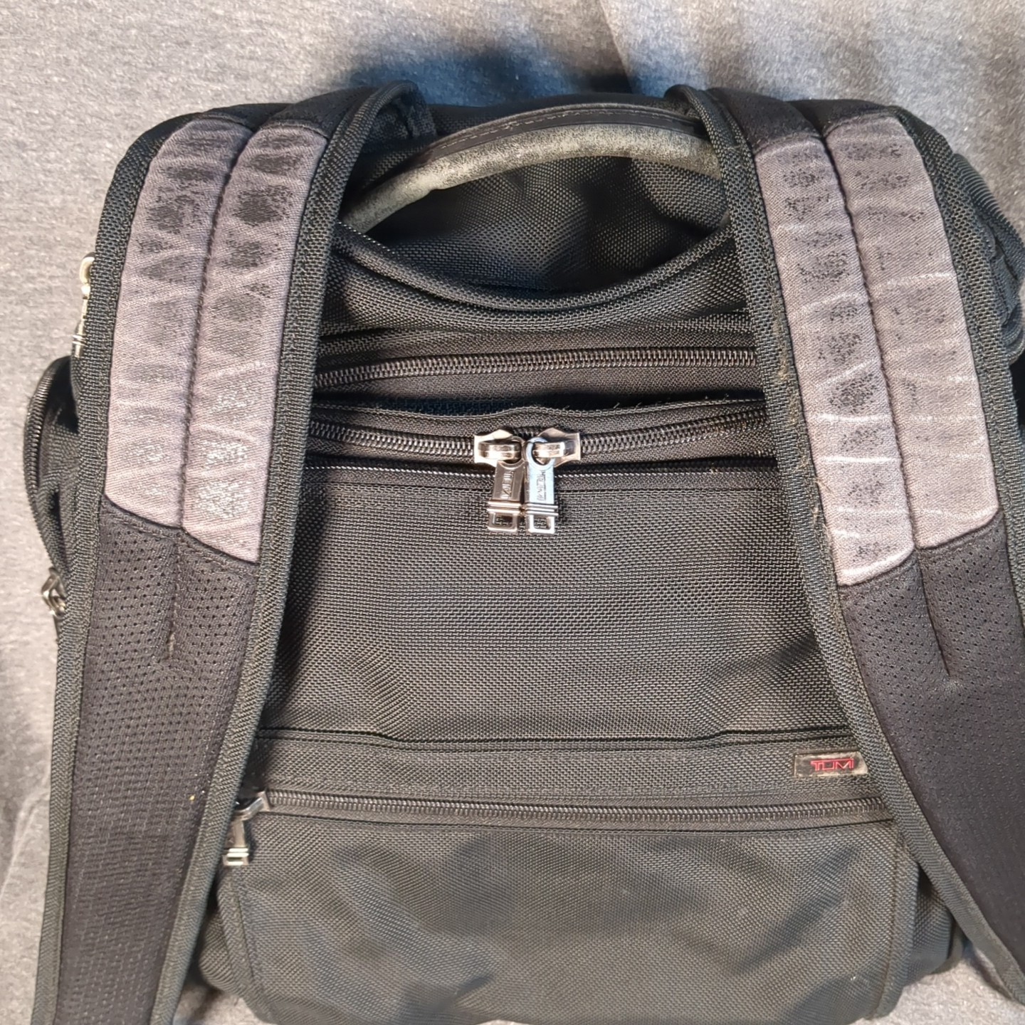TUMI 26086D4 T-Pass Laptop Backpack Black Nylon Carry On Pockets