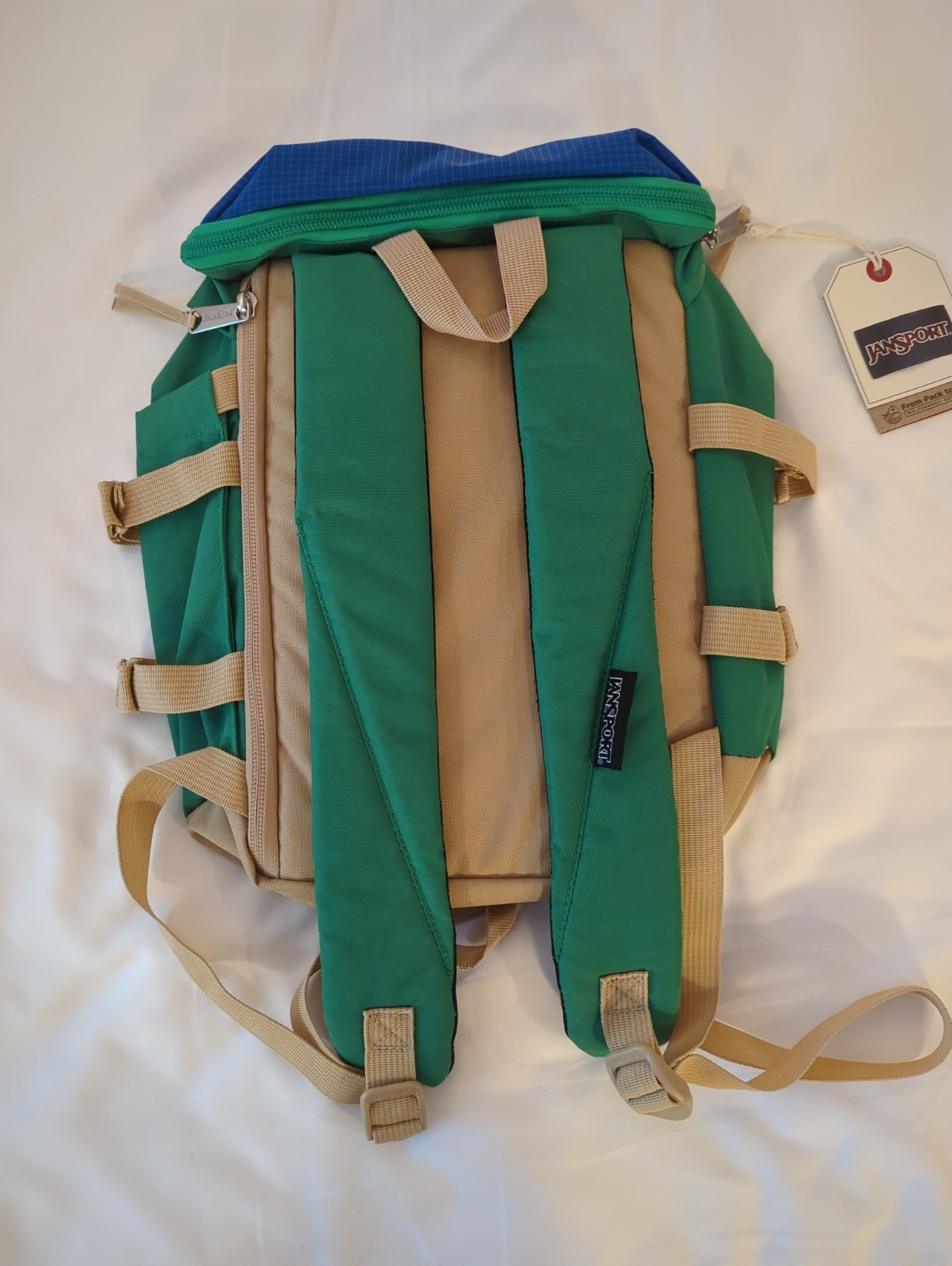 Genuine Jansport Mini Skip Backpack ‘Jelly Kelly’ Color Way 11×7.8×4.7 in New