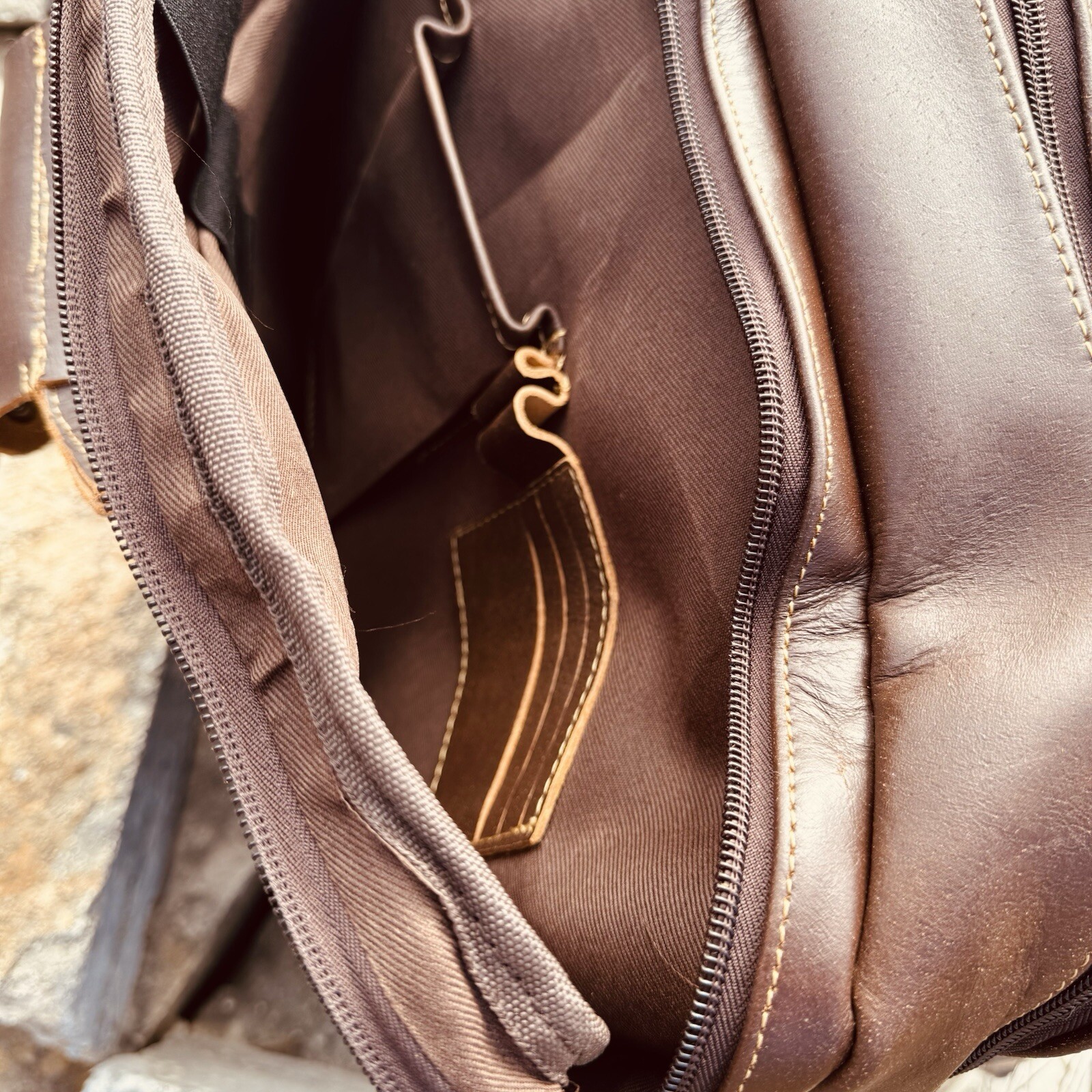 Broken Arrow Adventure Co. Leather Pilot Bag