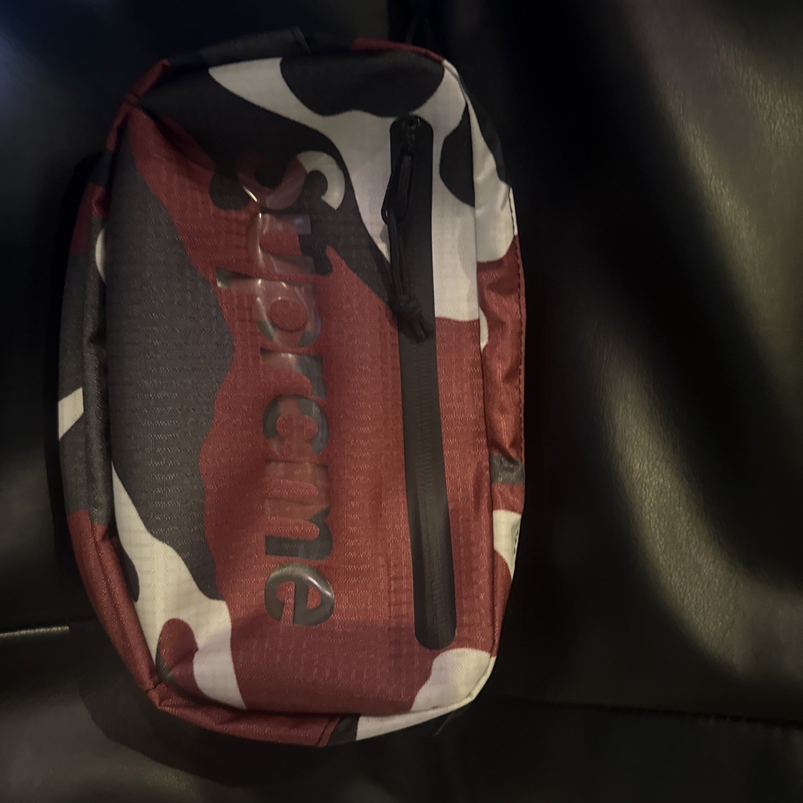 Supreme Camo Red Waist Bag