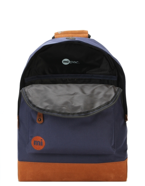 MI-PAC sanity solid backpack – Art.117781 – BLUE color