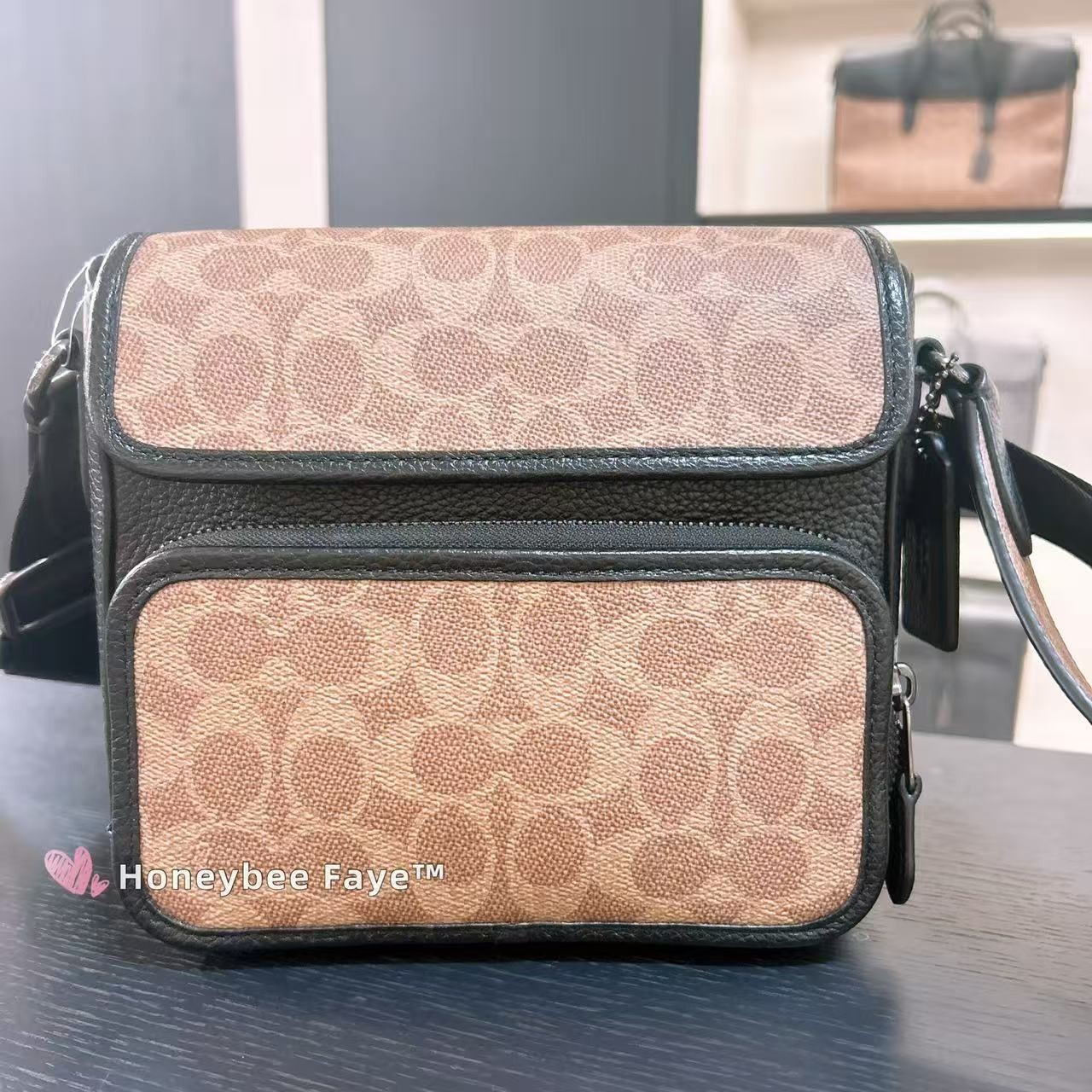 NWT Coach CZ396 Sullivan Flap Crossbody Bag In Signature Canvas