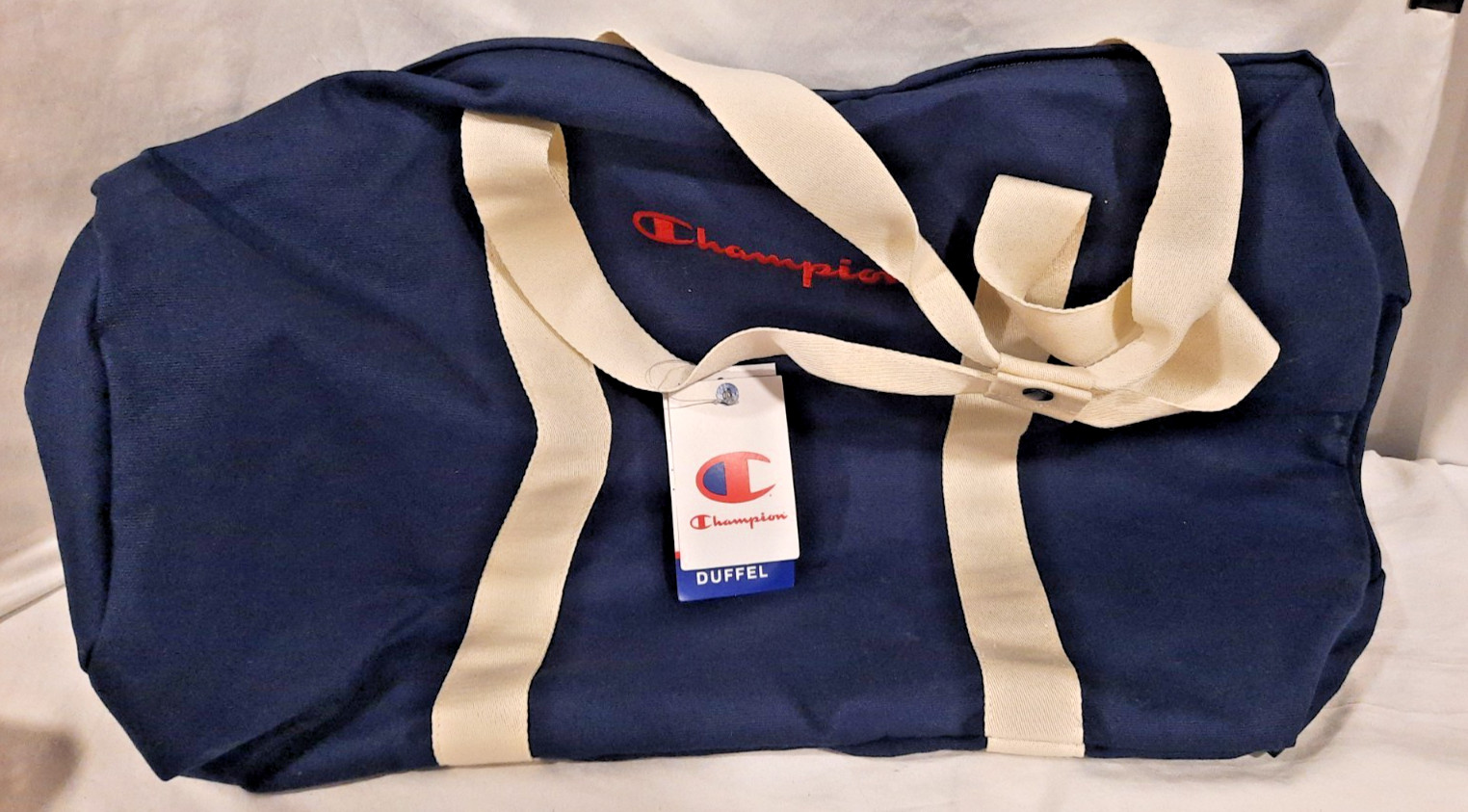 CHAMPION DUFFEL BAG 16″X24″ BRAND NEW WITH TAGS NAVY BLUE