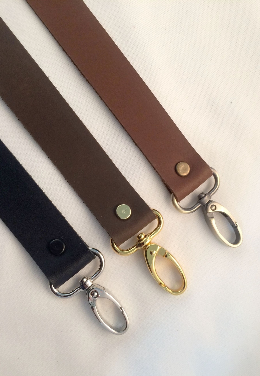 1″ Quality Durable Leather Adjustable Cross Body Purse Hand Bag Strap 7 Lengths