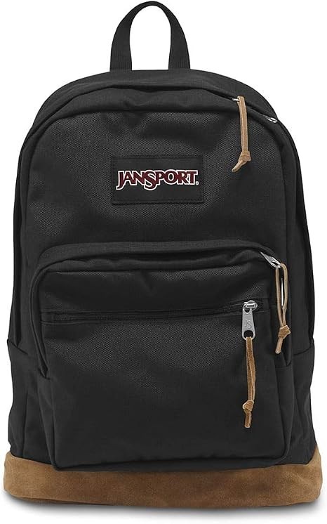 JanSport Right Pack Backpack Laptop Compartment Water Bottle Pocket Daypack