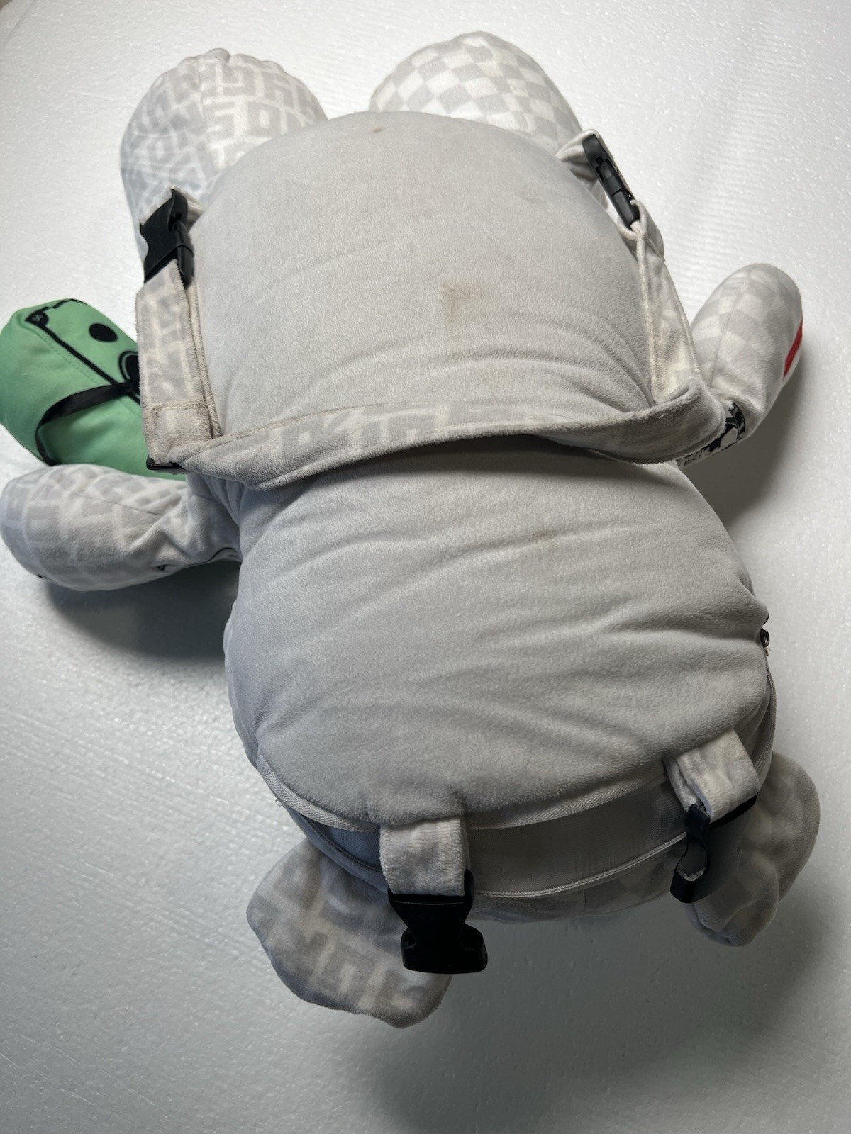 Sprayground Split The Check (Pearl) Money Bear Backpack See Photos for Condition