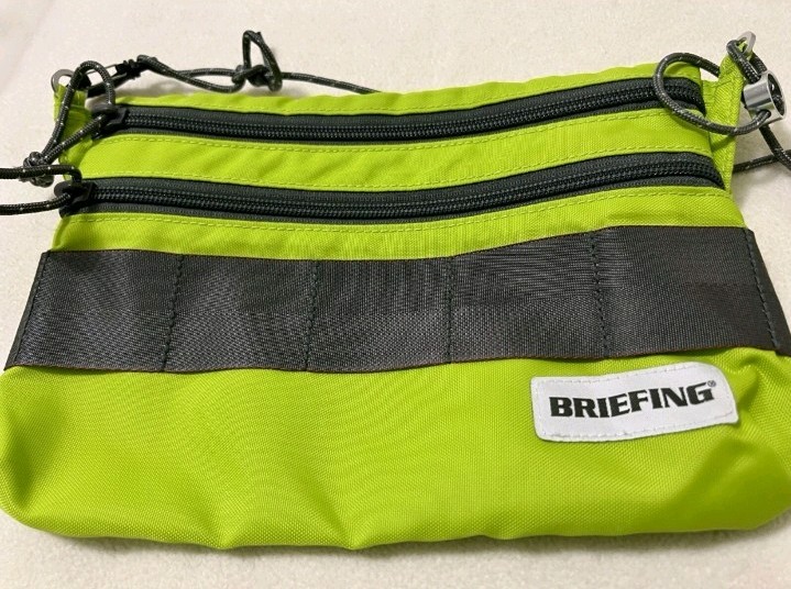BRIEFING × BEAMS BOY SHOULDER-CROSSBODY BAG – Lemon – RARE