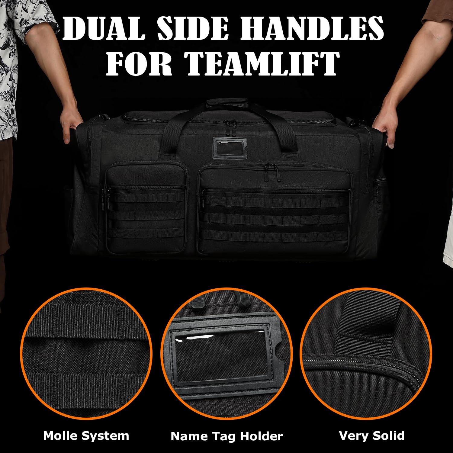 130L Extra Large Duffle Bag for Men, Heavy Duty Duffle Bag for Travel, Large …