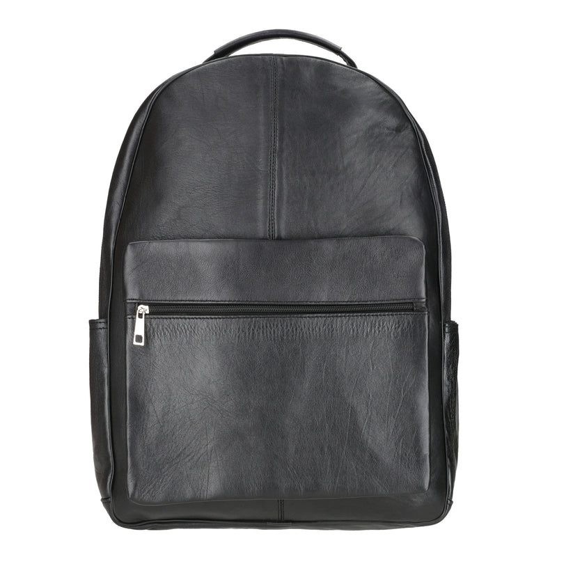 Leather Backpack Cowhide Genuine Vintage Travel Rucksack Laptop Shoulder Bag Men