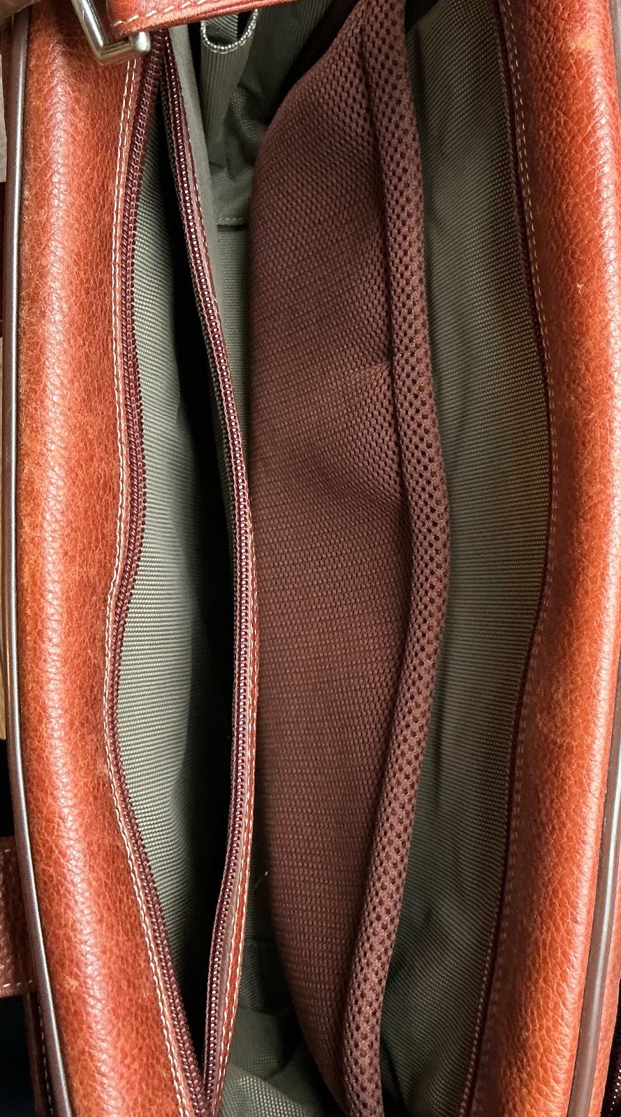 Johnston & Murphy Leather Briefcase Shoulder Bag Laptop Bag