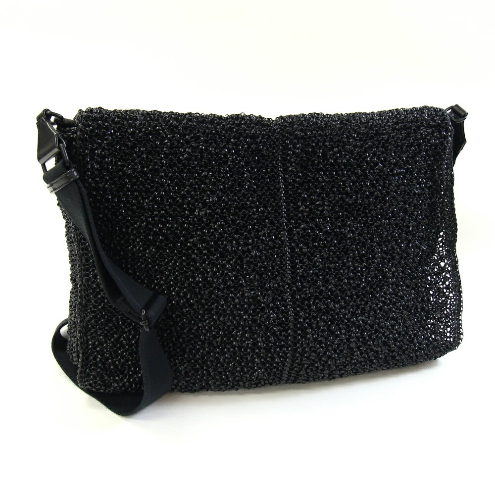 Pre-owned Anteprima Sempre Large Shoulder Bag (PB24FH34G5) in Matte Black with