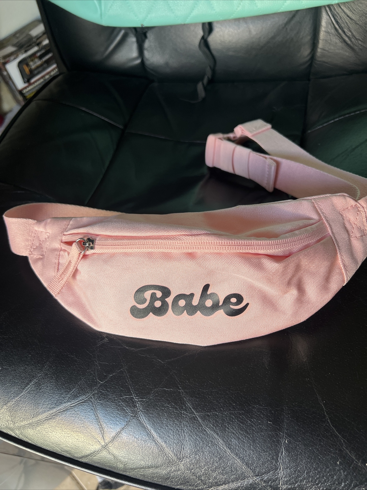 Pink Babe Fannypack Hip Bag Belt Bag Waist Pack Adjustable One Size Fits All