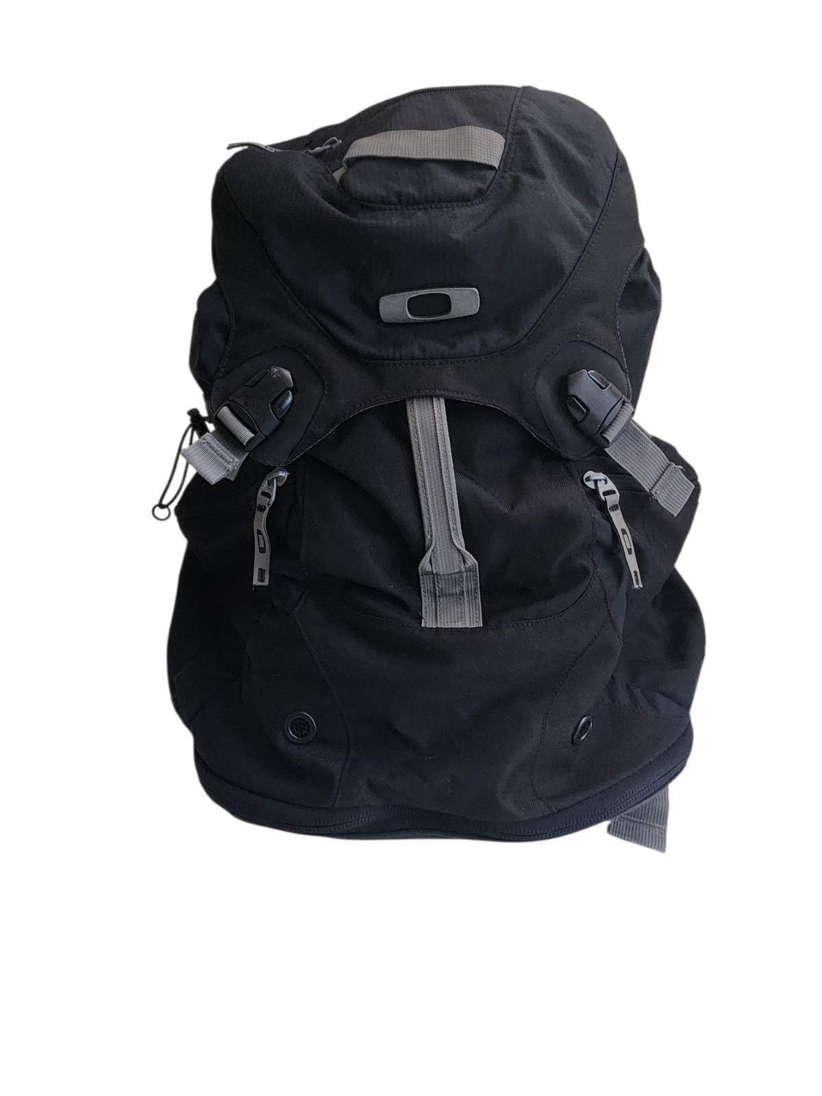 Oakley Surf Backpack Rucksack Padded Breathable Black 40L Y2K Logo