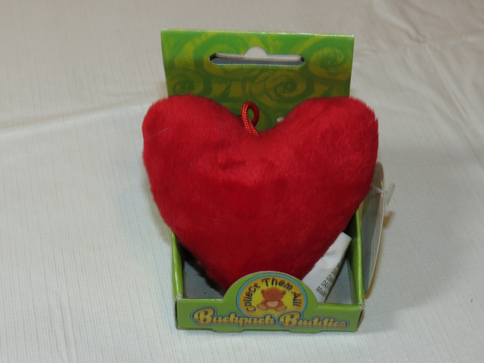 Backpack Buddies Red Heart BPBASST for Backpack luggage keyring or jacket