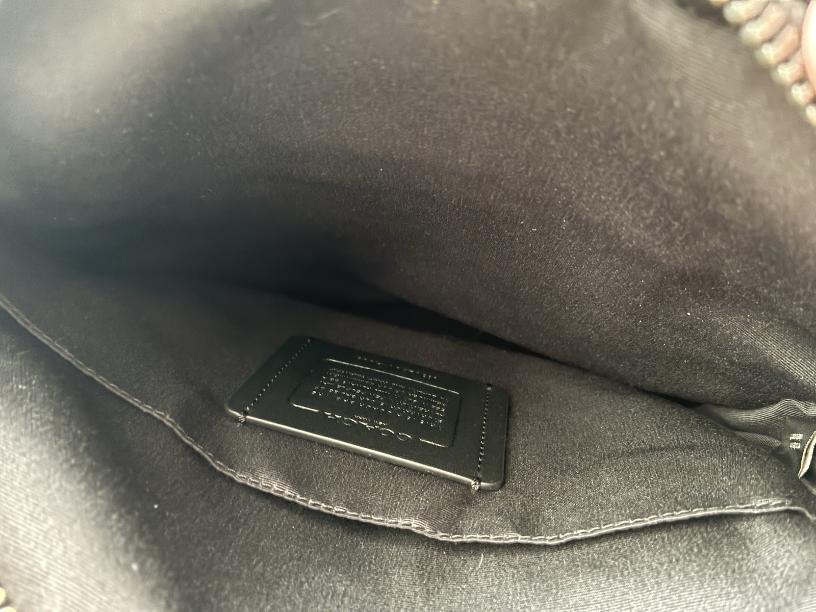 Coach Black Houston Flight Bag Adjustable Strap Crossbody
