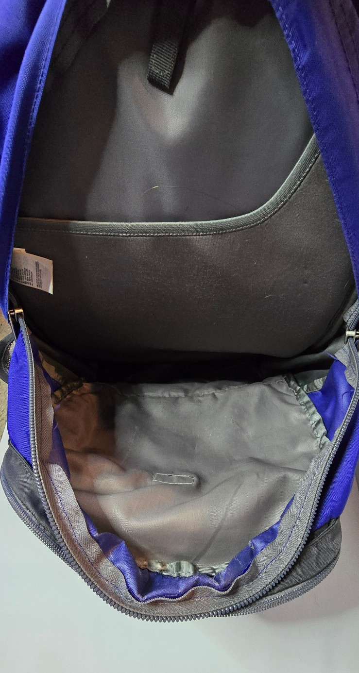THE NORTH FACE Recon Blue & Gray Backpack for School Hiking Camping Everyday Bag