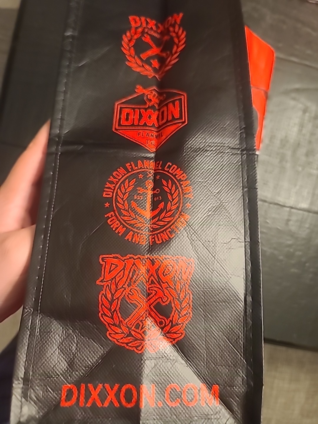 Dixxon Flannel Tote Bag Deadly Quality Never Used