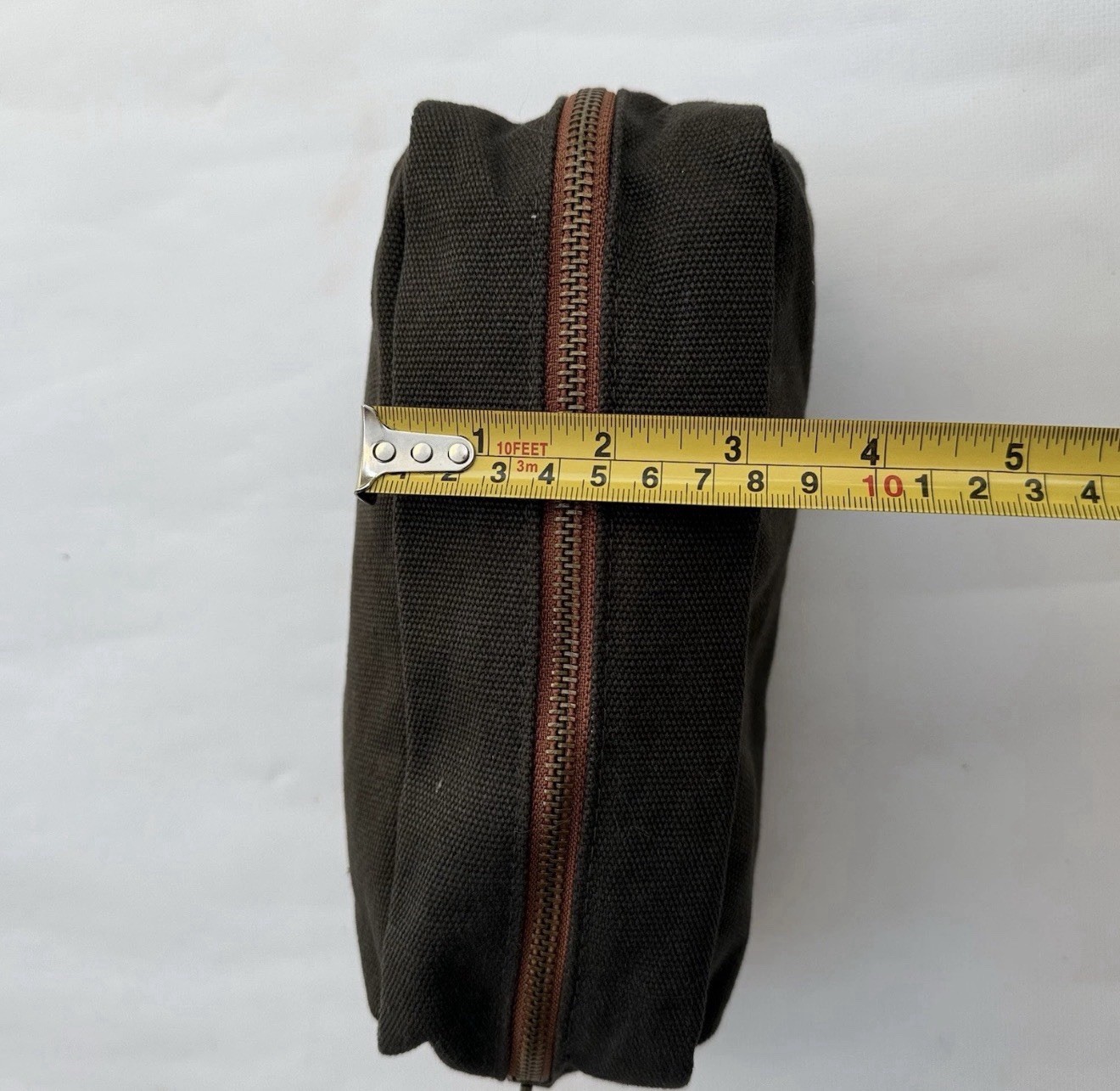 New Tecovas Drawstring Travel Dust Bag & Canvas Zipper Pouch Beige Green