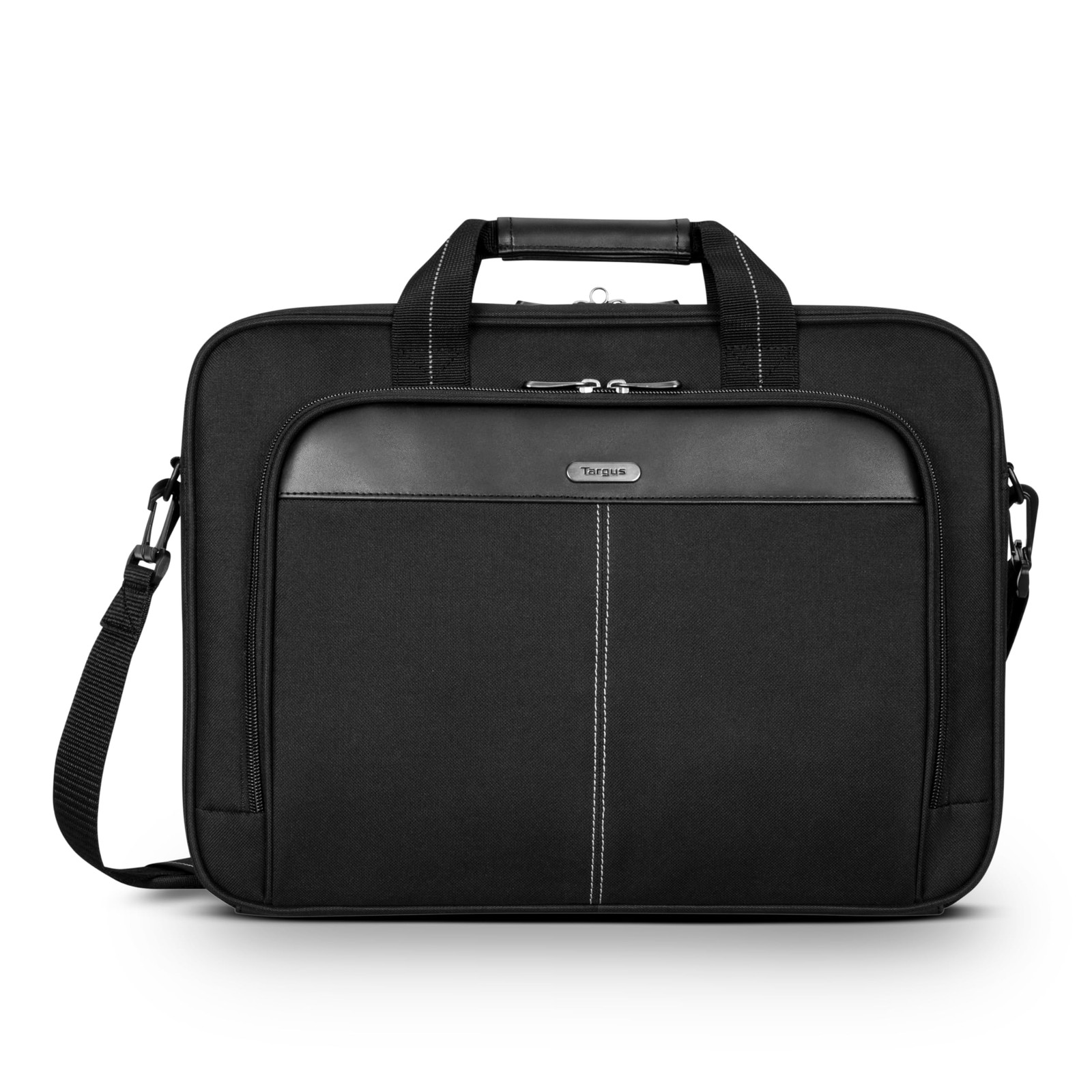 Targus Classic Slim Laptop Bag Ergonomic Briefcase and Messenger Bag Spacious