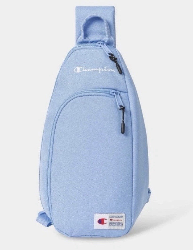 CHAMPION METHOD SLING HANDBAG Bag Purse STRAP – LIGHT BLUE