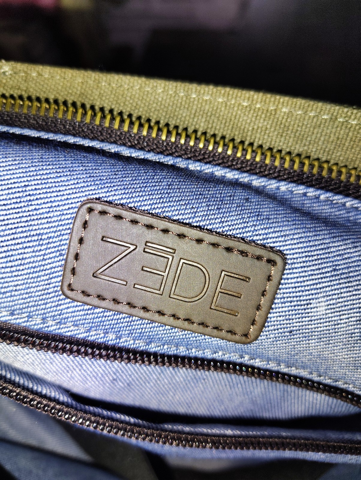 ZEDE Unisex Pont Des Arts Small Backpack – Olive- Green