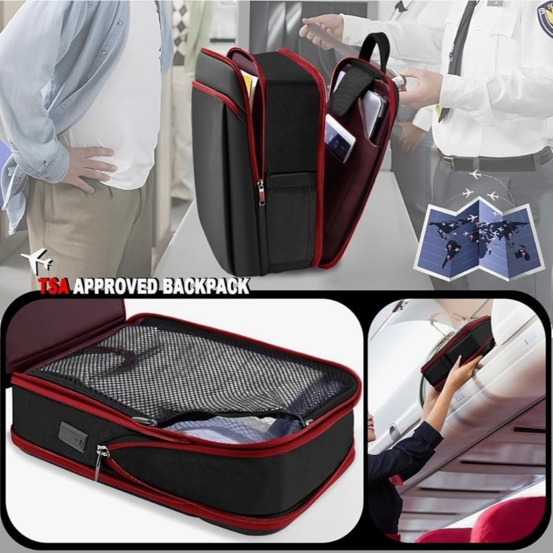 Slim Laptop Backpack for Men, 16 Inch Expandable Anti-Theft Business Travel Bag