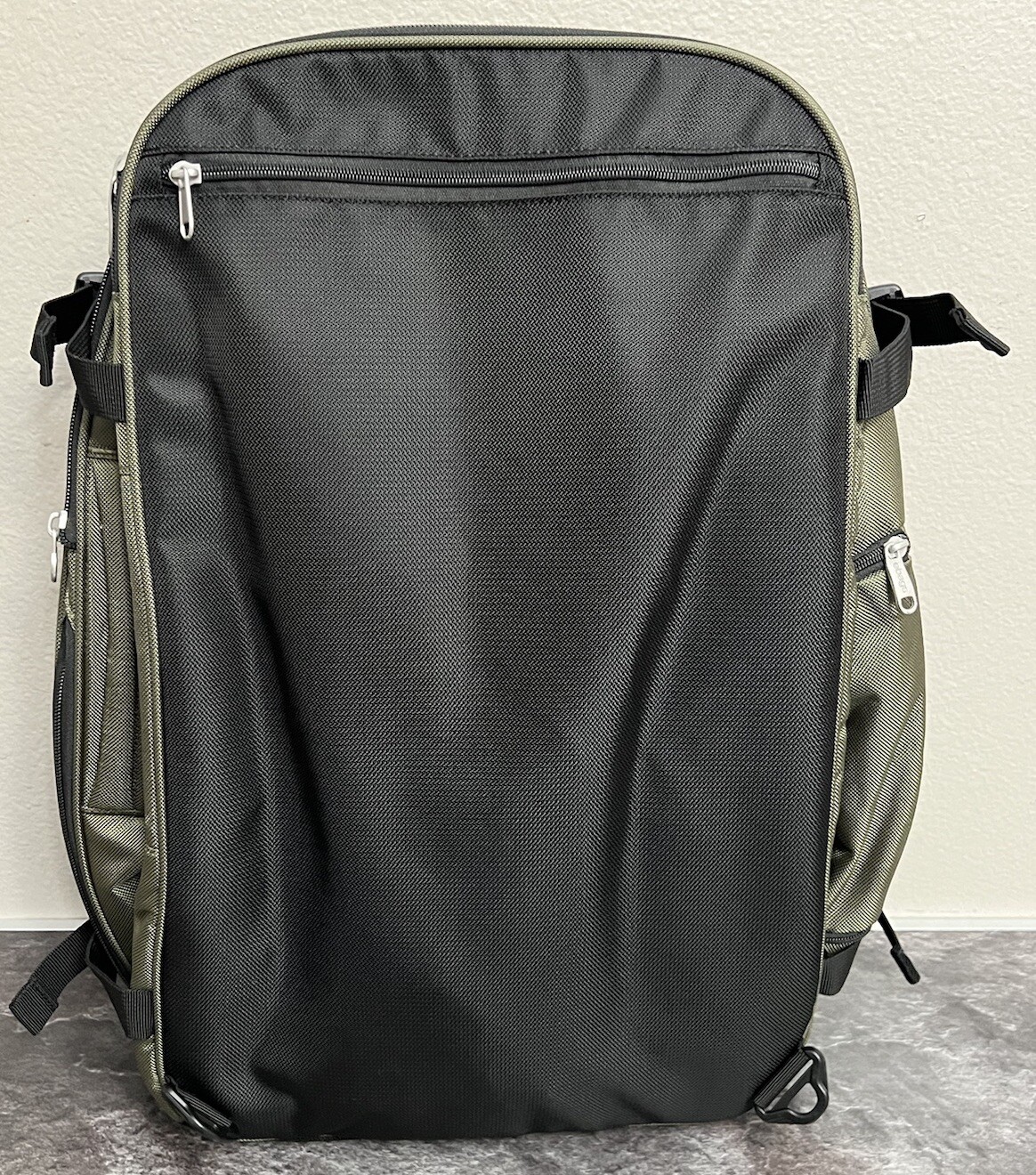 eBags Mother Lode Travel Backpack Convertible Expandable Luggage Bag Green New