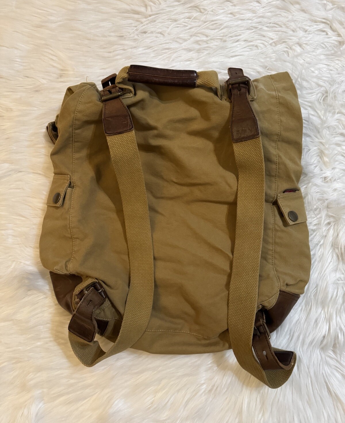 Belstaff Double Sized Backpack Messenger Bag Panama