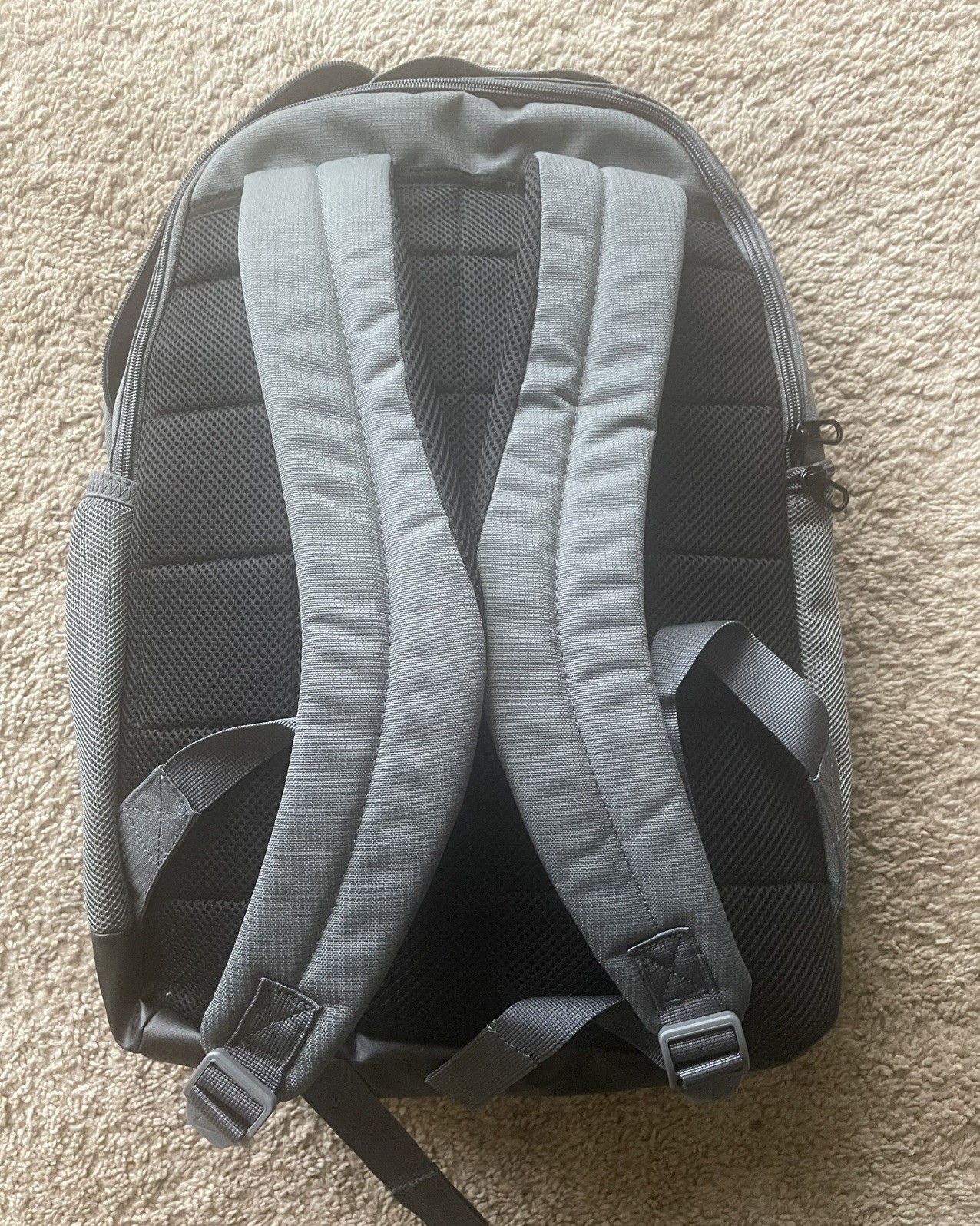 Nike Gatorade Brasilia Training Backpack -24 L Color Grey/Black& Sideline towel