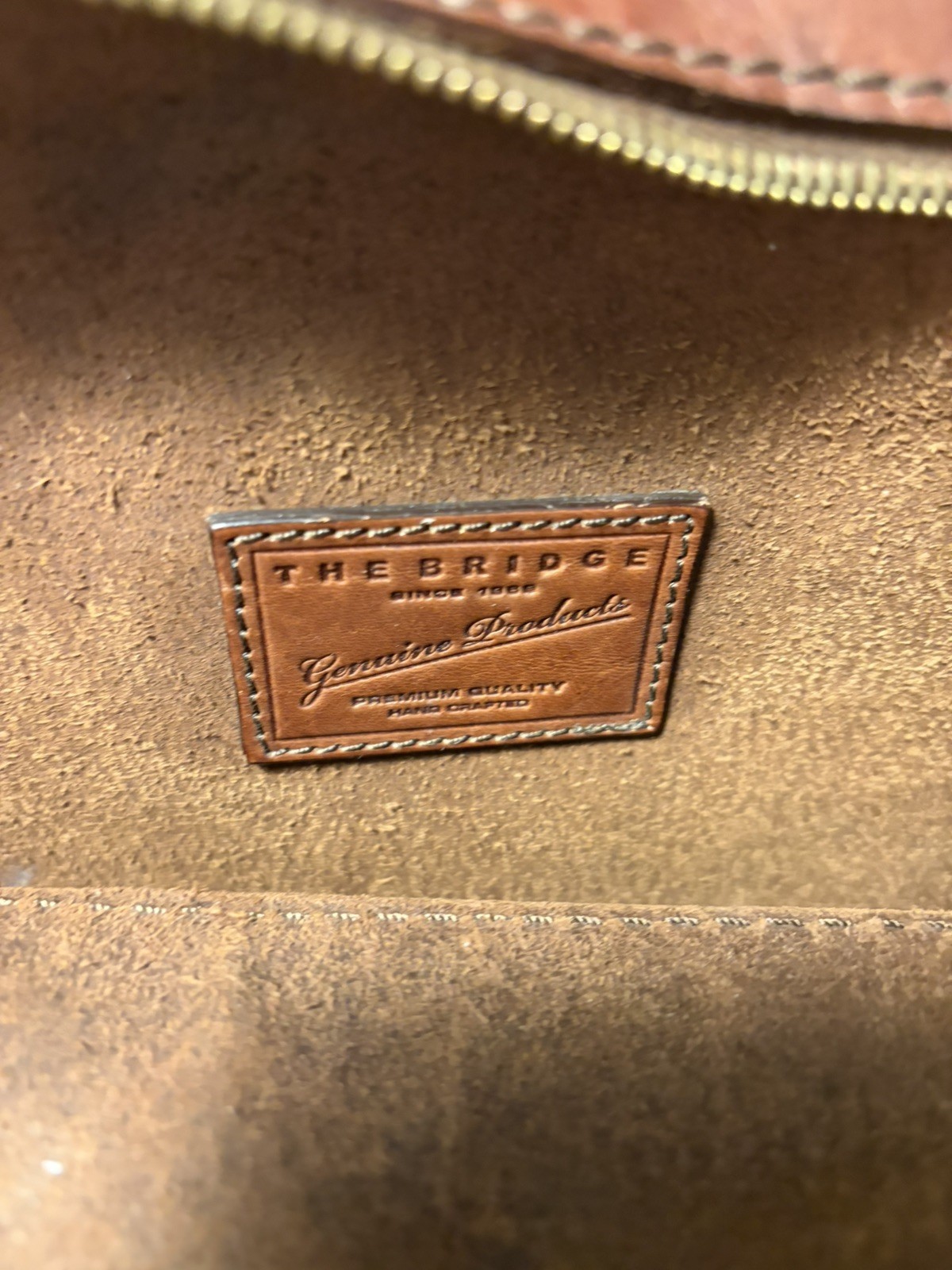 The Bridge Vintage Leather Briefcase & Umbrella Holder