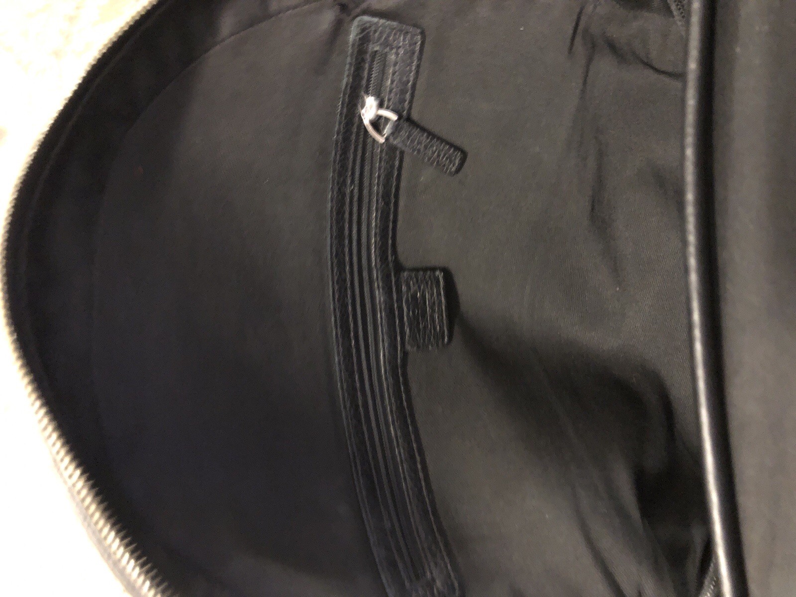 Montblanc Leather Rucksack Backpack app 30x40x17 cm Black Used meisterstruck
