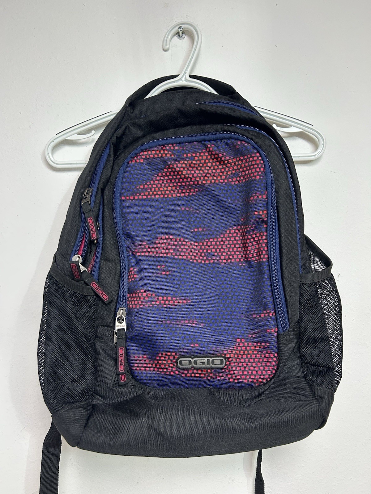 Ogio Backpack Laptop Bag Black/pink/bule 18.5″ Tall