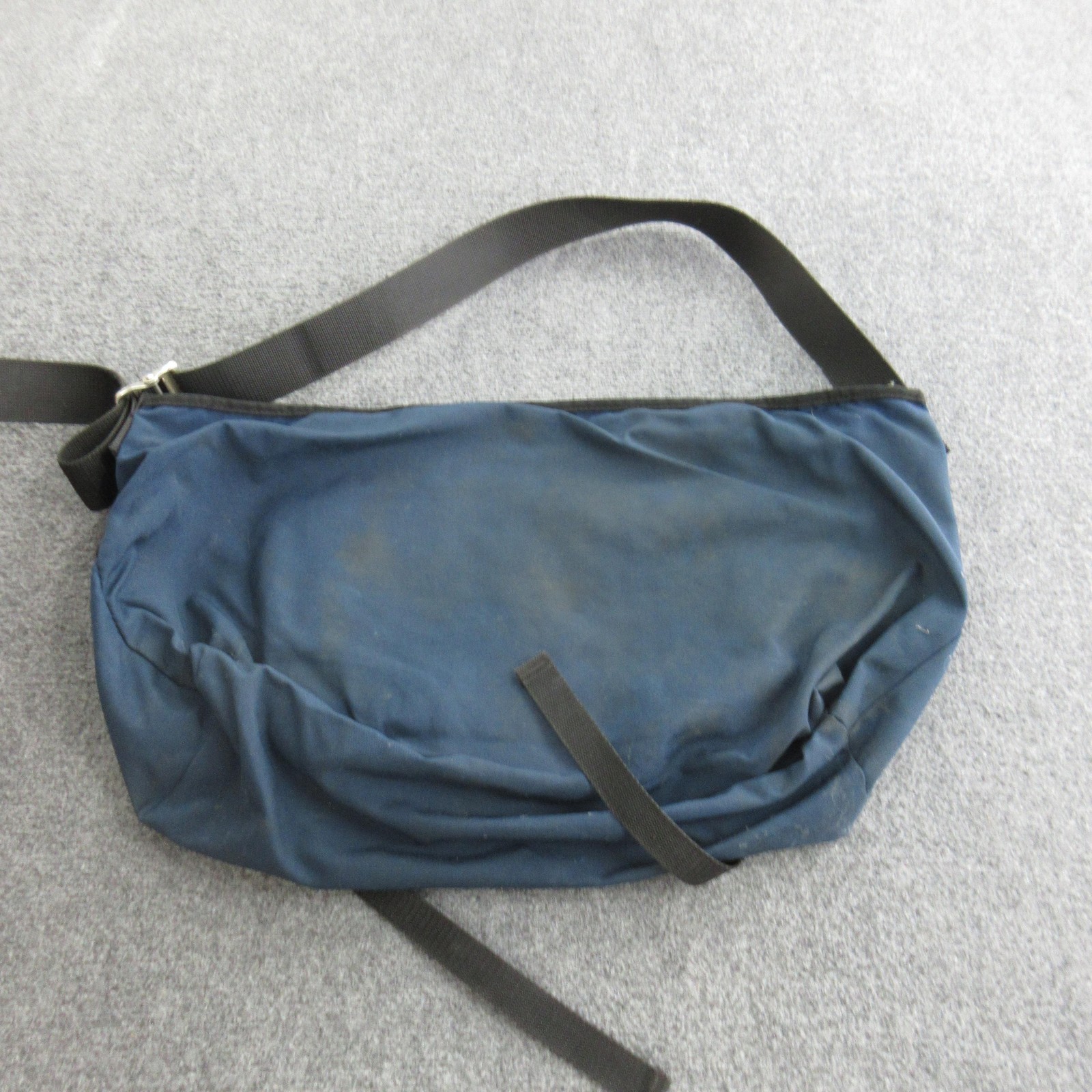 Vintage Manhattan Portage Messenger Bag Mens Large Blue Canvas Made USA Shoulder